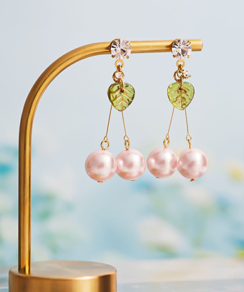 さくらんぼピアス レビュー | Leange WEB SHOP