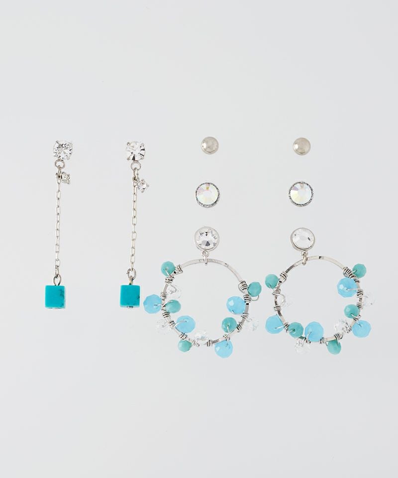 なつ空ターコイズピアス 4点セット | Leange WEB SHOP