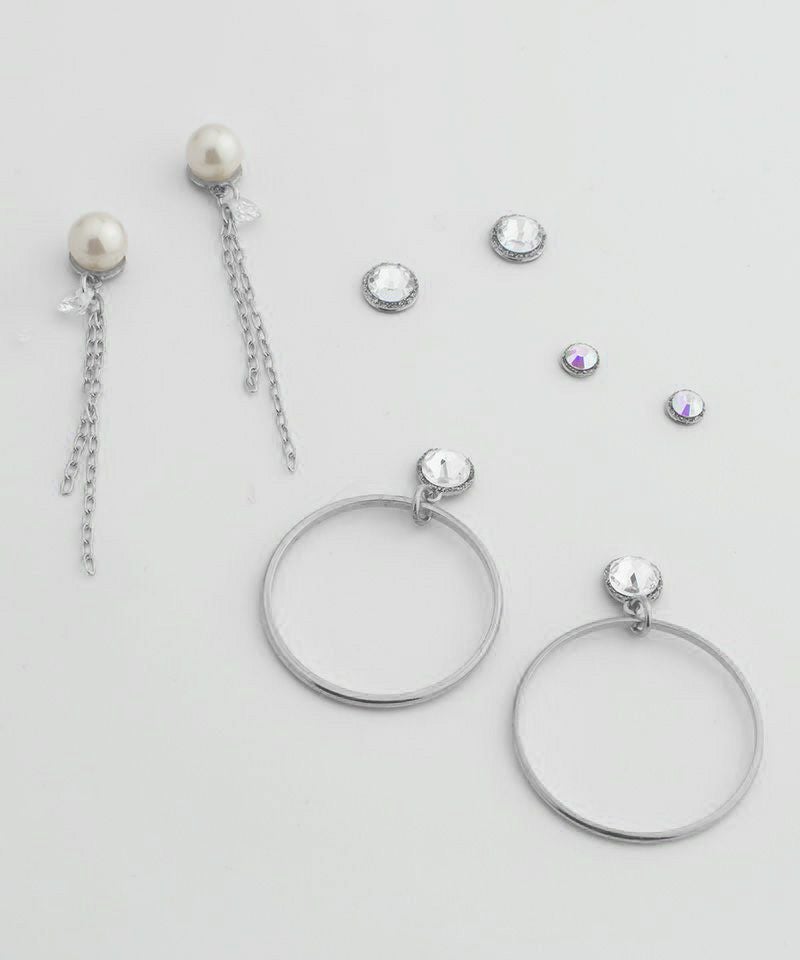 フープアソート No.2 パールダブルチェーン×フープセット | Leange WEB SHOP