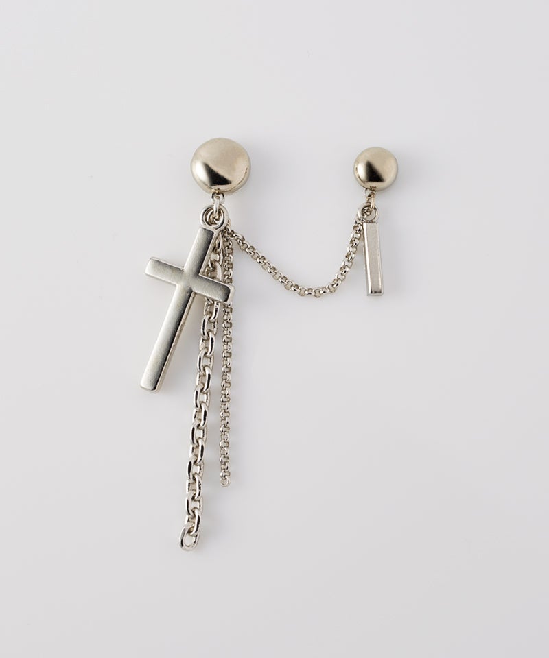 片耳用ピアス】シルバーノイズチェーン | Leange WEB SHOP