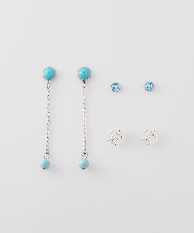 marumar0915　ターコイズリングペンダント3点セット ターコイズマリン 3点セット | Leange WEB SHOP